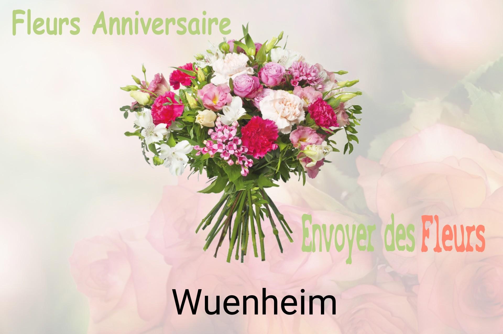 Bouquet de fleurs d’anniversaire livré à Wuenheim
